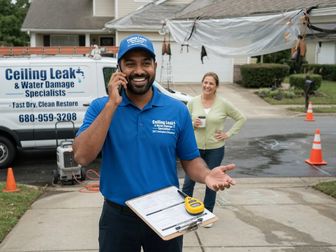 Ceiling Leak Cleanup Ashland, NH FAQs